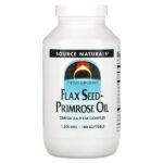 масло семян льна и первоцвета, 180 капсул — Source Naturals