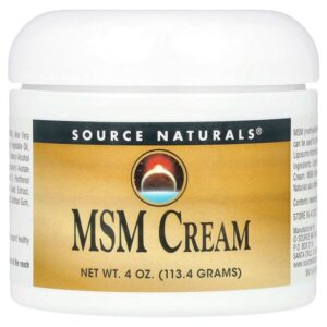 Крем с МСМ, 113,4 г (4 унции) — Source Naturals