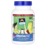 Attentive Child™, сладкое и терпкое, 30 жевательных вафель — Source Naturals