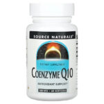 коэнзим Q10, 100 мг, 60 мягких таблеток — Source Naturals