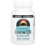 Коэнзим Q10, 100 мг, 90 мягких таблеток — Source Naturals