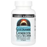 Комплекс глюкозамина и хондроитина с МСМ, 60 таблеток — Source Naturals