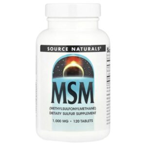 МСМ, 120 таблеток — Source Naturals