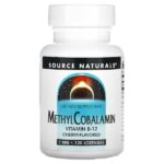 метилкобаламин, со вкусом вишни, 1 мг, 120 пастилок — Source Naturals