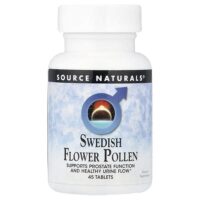 шведская цветочная пыльца, 45 таблеток — Source Naturals