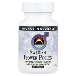 шведская цветочная пыльца, 90 таблеток — Source Naturals