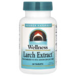 Wellness, Экстракт лиственницы, 60 таблеток — Source Naturals