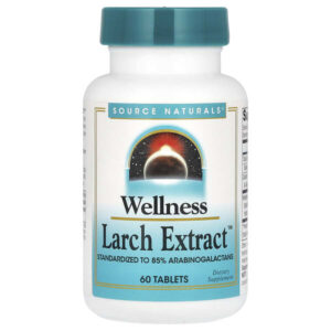 Wellness, Экстракт лиственницы, 60 таблеток — Source Naturals
