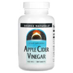 яблочный уксус, 500 мг, 180 таблеток — Source Naturals