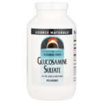 Порошок сульфата глюкозамина, без натрия, 453,5 г (16 унций) — Source Naturals