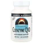 коэнзим Q10, 200 мг, 60 капсул — Source Naturals