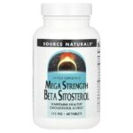 бета-ситостерол, Mega Strength, 60 таблеток — Source Naturals