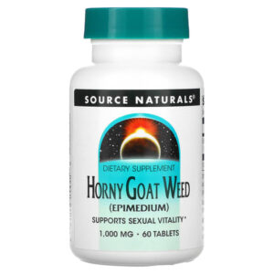экстракт горянки, 1000 мг, 60 таблеток — Source Naturals