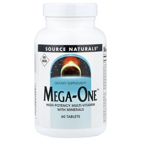 sns01441_v_39.jpg Mega-One™, без железа, 60 таблеток — Source Naturals