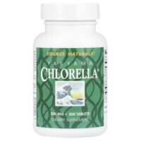 Yaeyama Chlorella®, 300 таблеток (20 мг в одной таблетке) — Source Naturals