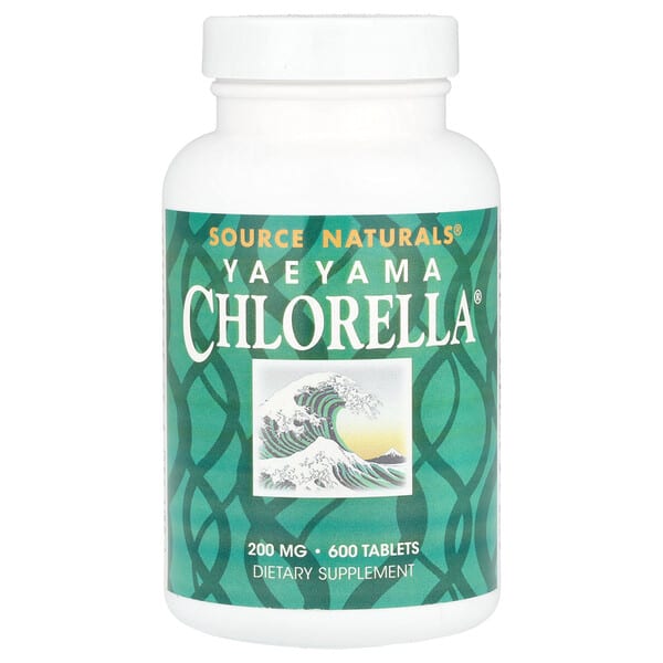 sns01454_v_24.jpg Yaeyama Chlorella®, 600 таблеток (20 мг в 1 таблетке) — Source Naturals