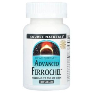 Advanced Ferrochel™, 180 таблеток — Source Naturals