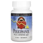 поликозанол с коэнзимом Q10, 10 мг, 120 таблеток — Source Naturals