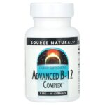 улучшенный комплекс B-12, 5 мг, 60 таблеток для рассасывания — Source Naturals
