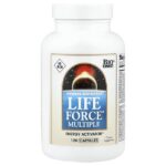 Мультивитамины Life Force, без железа, 120 капсул — Source Naturals