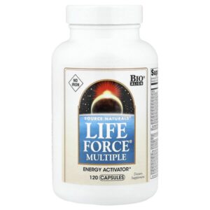 Мультивитамины Life Force, без железа, 120 капсул — Source Naturals