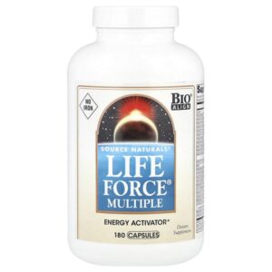 Life Force® Multiple, без железа, 180 капсул — Source Naturals