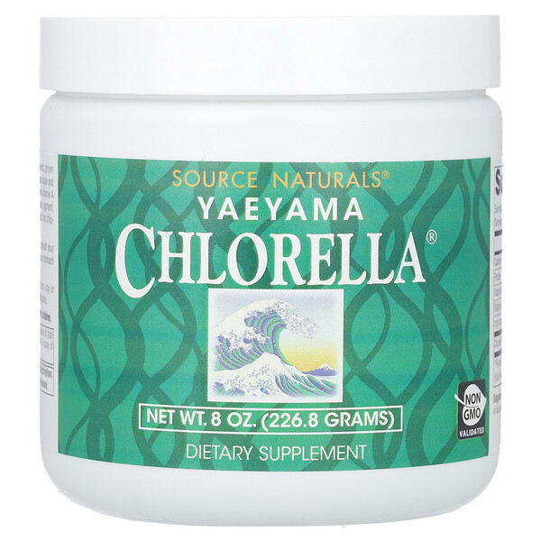 sns01528_v_33.jpg Yaeyama Chlorella®, 226,8 г (8 унций) — Source Naturals