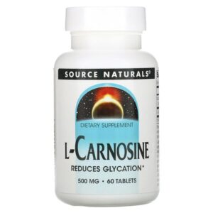 L-карнозин, 500 мг, 60 таблеток — Source Naturals