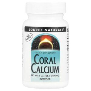 коралловый кальций, порошок, 56,7 г (2 унции) — Source Naturals