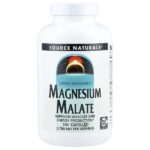 малат магния, 200 капсул — Source Naturals