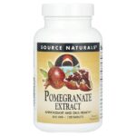Экстракт граната, 500 мг, 120 таблеток — Source Naturals