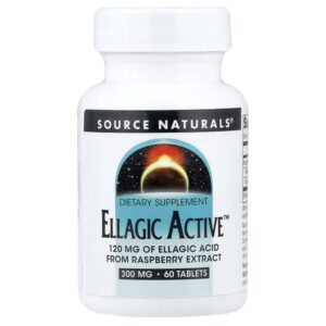 Ellagic Active™, 60 таблеток — Source Naturals