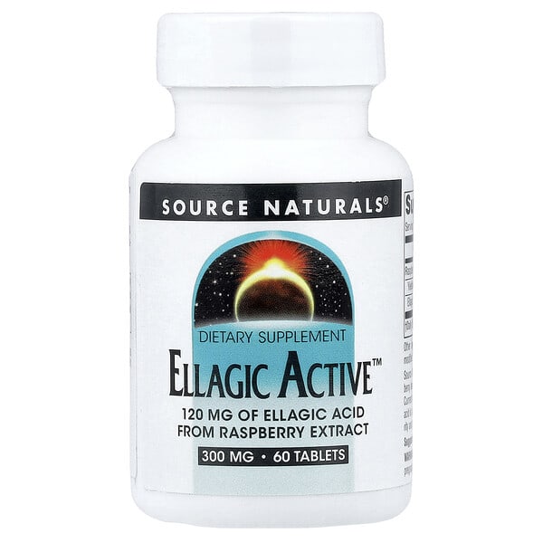 sns01630_v_58.jpg Ellagic Active™, 60 таблеток — Source Naturals