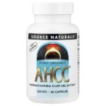 AHCC® с Bioperine®, 60 капсул — Source Naturals
