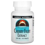 экстракт плодов вишни, 500 мг, 90 таблеток — Source Naturals