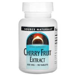 экстракт плодов вишни, 500 мг, 90 таблеток — Source Naturals