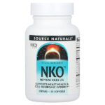 NKO™, Neptune, масло криля, 500 мг, 30 капсул — Source Naturals