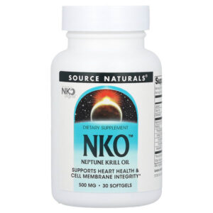NKO™, Neptune, масло криля, 500 мг, 30 капсул — Source Naturals