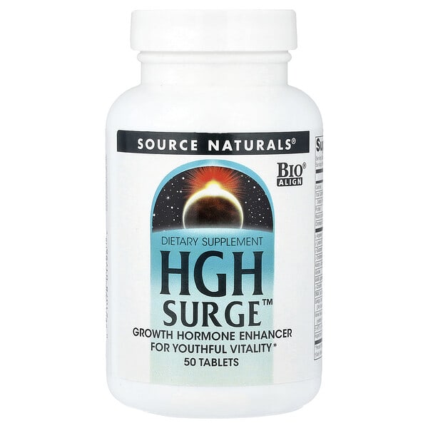 sns01796_v_8.jpg HGH Surge™, 50 таблеток — Source Naturals