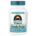 Wellness, Transfer Factor™, 125 мг, 60 капсул — Source Naturals