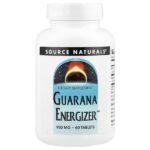Guarana Energizer™, 60 таблеток — Source Naturals