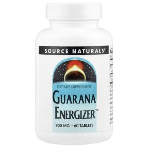 Guarana Energizer™, 60 таблеток — Source Naturals