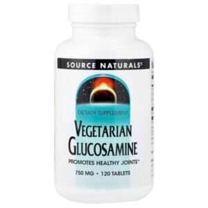 вегетарианский глюкозамин, 120 таблеток — Source Naturals