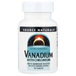 ванадий с хромом, 90 таблеток — Source Naturals