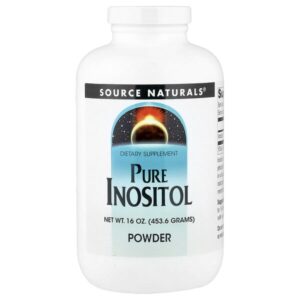 Чистый инозит в порошке, 453,6 г (16 унций) — Source Naturals