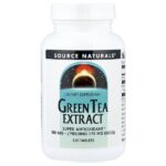 экстракт зеленого чая, 500 мг, 120 таблеток — Source Naturals