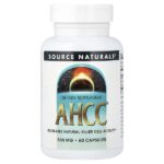 AHCC®, 60 капсул (0,5 г в 1 капсуле) — Source Naturals