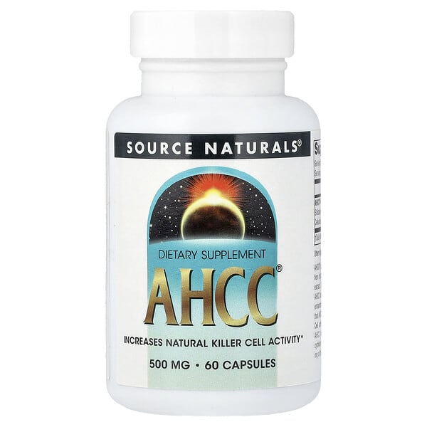 sns01858_v_28.jpg AHCC®, 60 капсул (0,5 г в 1 капсуле) — Source Naturals