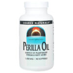 масло периллы, 90 капсул (333 мг в 1 капсуле) — Source Naturals