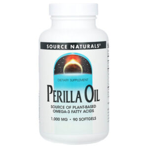 масло периллы, 90 капсул (333 мг в 1 капсуле) — Source Naturals
